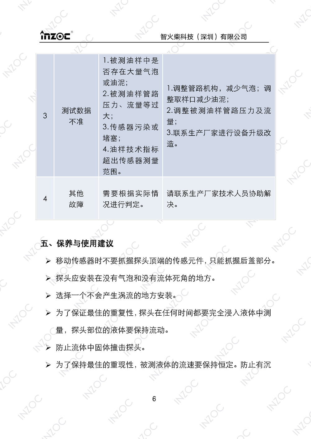ISL-B旁路多功能油液傳感器使用說(shuō)明書